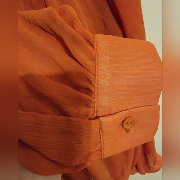 Womens Small Forever 21 Copper Blouse - Picture 3 of 9